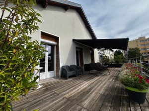 A VENDRE FONTAINE LES DIJON,en dernier étage,vaste type 3 av