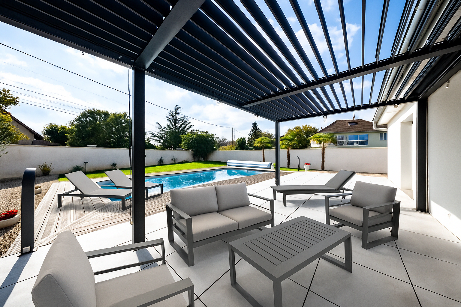 A VENDRE LUMINEUSE MAISON DE TYPE 8 AVEC PISCINE MOREY SAINT