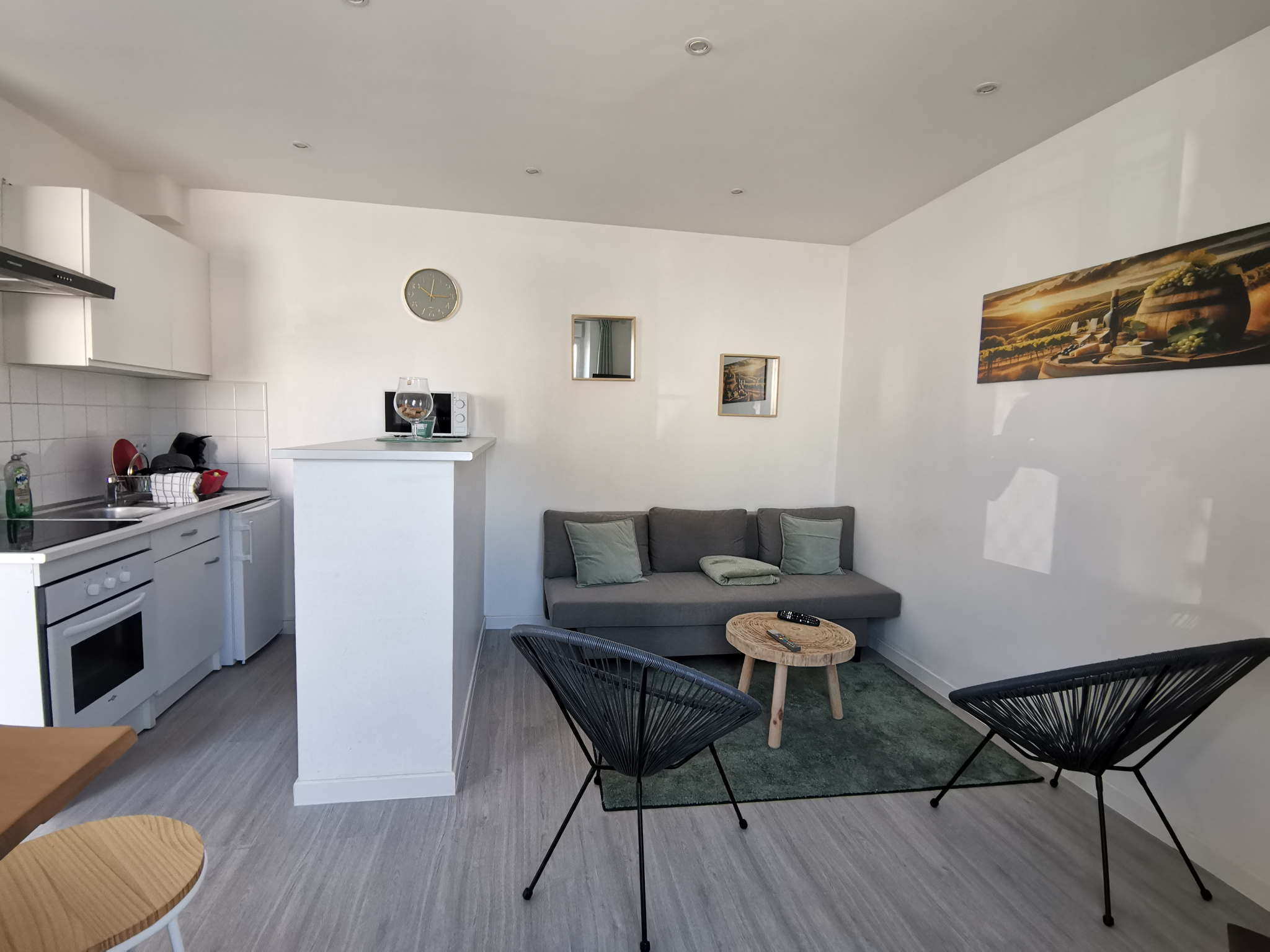 A VENDRE - DIJON Maladière - Lumineux T 2 meublé. Loué en Ai