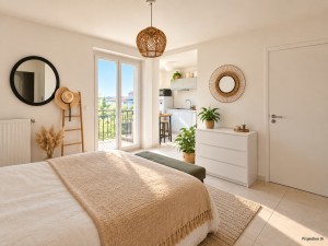 A VENDRE DIJON SUD STUDIO DE 26,30M2 AVEC GARAGE - QUARTIER
